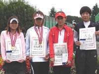 女子ダブルスA1.2位